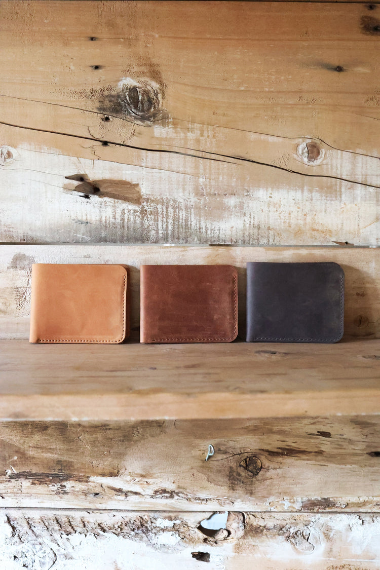 Full-Grain Leather Bifold Wallet