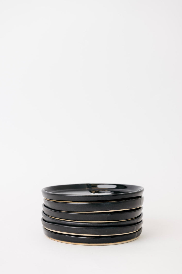 Matte-Gloss Ceramic Appetizer Plate Set