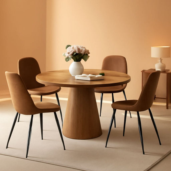Round Pedestal Dining Set Four – dining room set | Roost & Roam