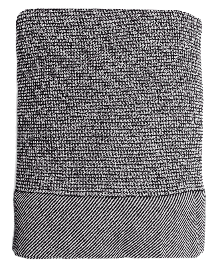 Woven Cotton-Wool Blend Throw