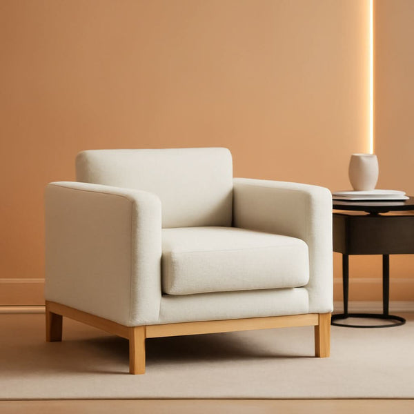 Boucle Upholstered Accent Chair – chair | Roost & Roam