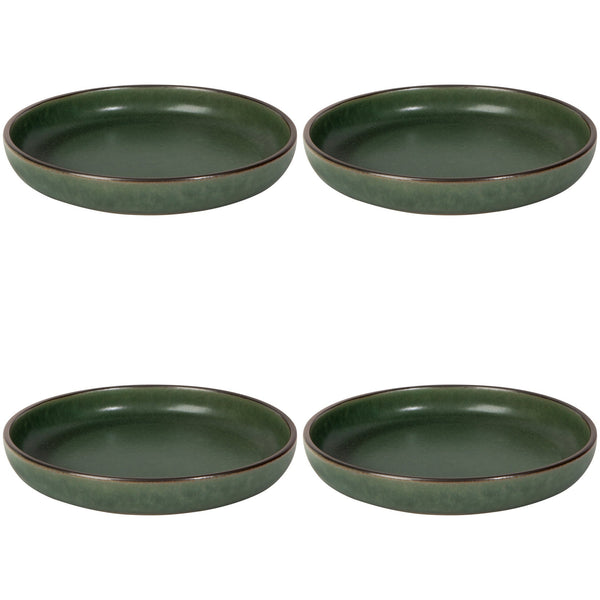 Reactive Glaze Ceramic Appetizer Plate Set
