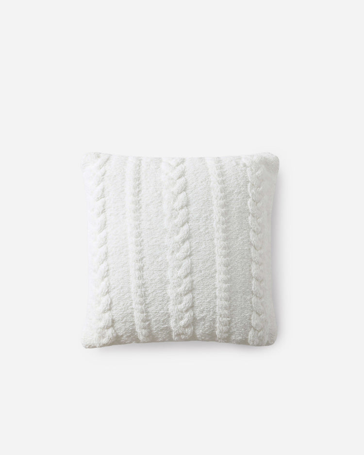 Cable-Braid Soft Throw Pillow – pillows, in sahara tan | Roost & Roam