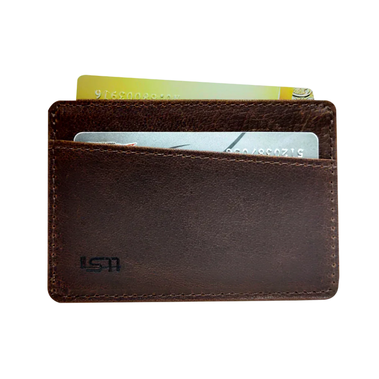 Pull-Up Buffalo Leather Slim Wallet