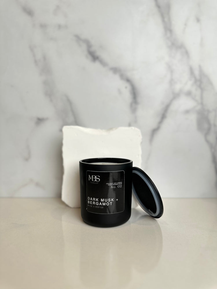 Dark Musk + Bergamot | 8oz Candle