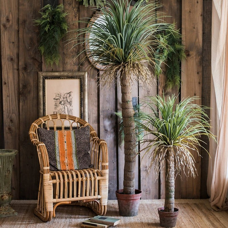 Silk Palm Artificial Potted Tree