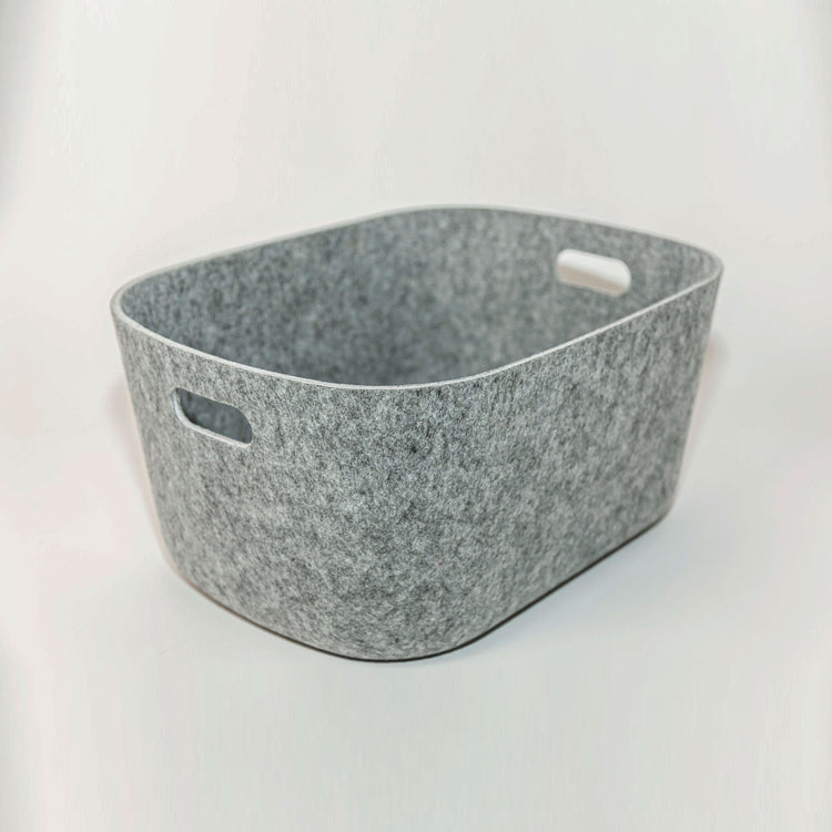 Heathered Eco-Felt Storage Bin