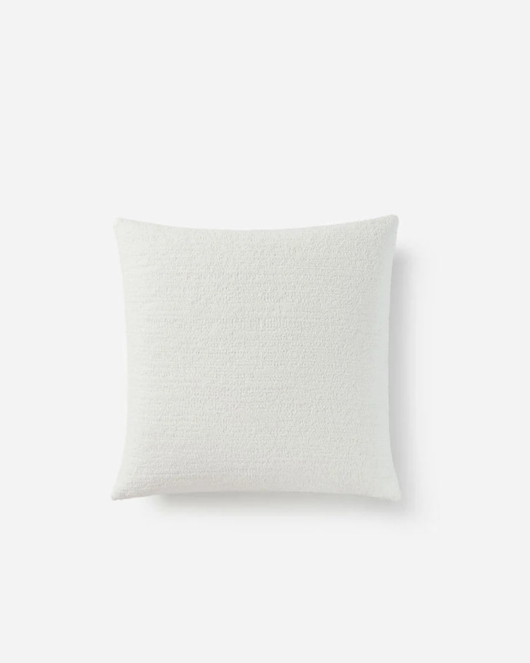 Bouclé-Texture Euro Pillow Sham – shams, in midnight | Roost & Roam