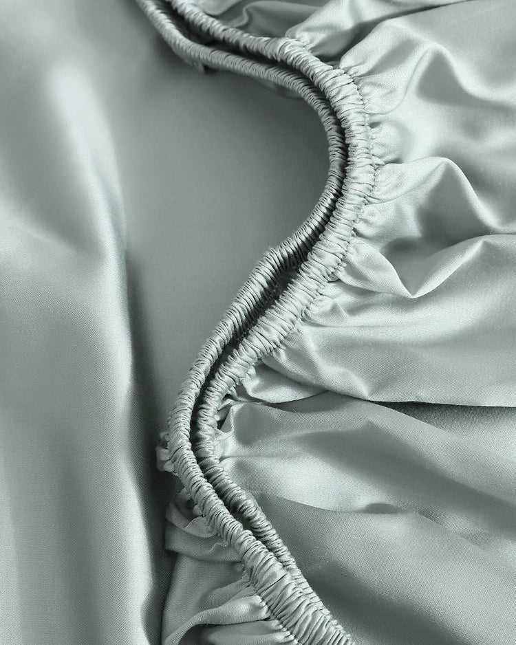 Lyocell Fitted Sheet – sheets, in slate grey | Roost & Roam
