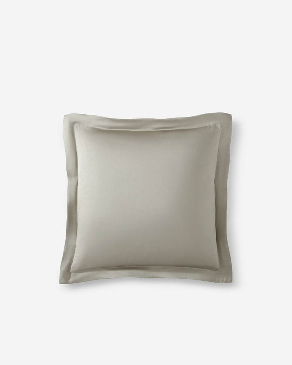 Bamboo-Blend Euro Pillow Sham – shams, in granite | Roost & Roam