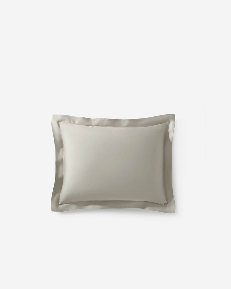 Bamboo Viscose Flanged Sham Set – shams, in boulder | Roost & Roam