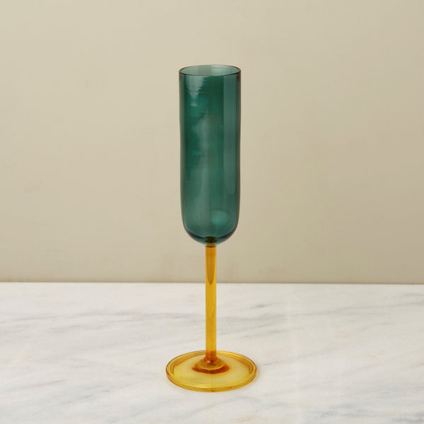 Duotone Borosilicate Champagne Flute