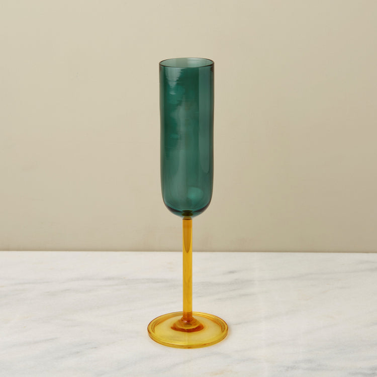 Duotone Borosilicate Champagne Flute