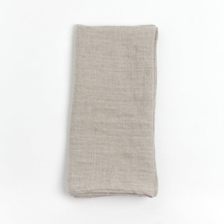 Stone-Washed Linen Napkin Set