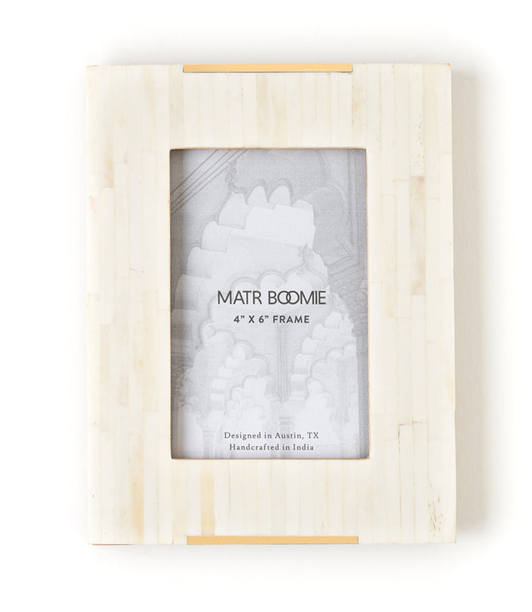Inlaid Bone Tile Picture Frame