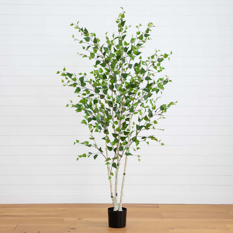 Real-Touch Artificial Birch Tree