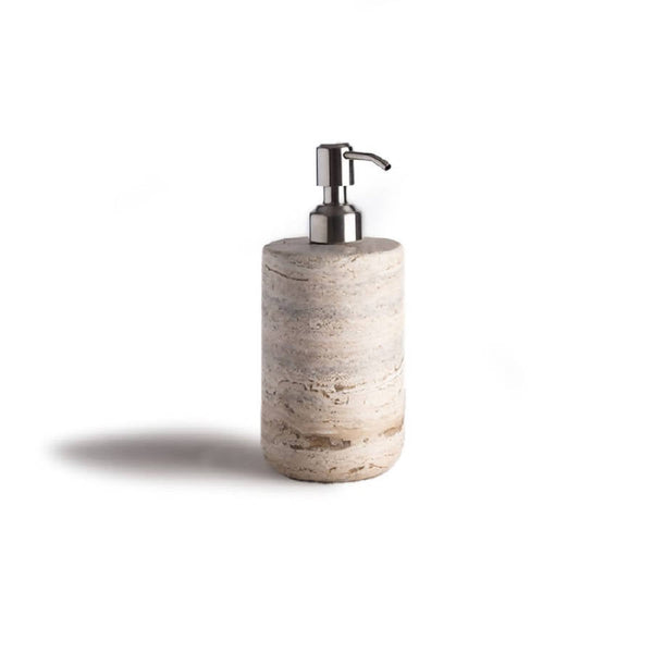 Travertine Marble Soap & Lotion Dispenser