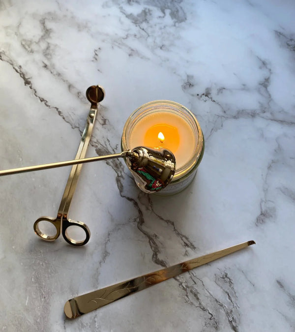Gold-Finish Candle Care Tool Set