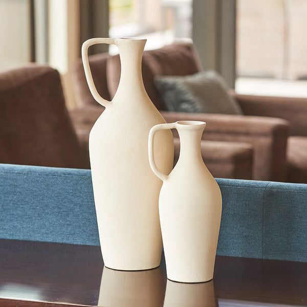 Matte Ceramic Pitcher Vase