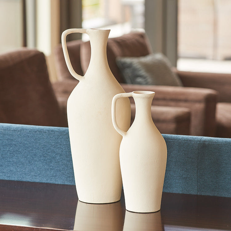 Matte Ceramic Pitcher Vase