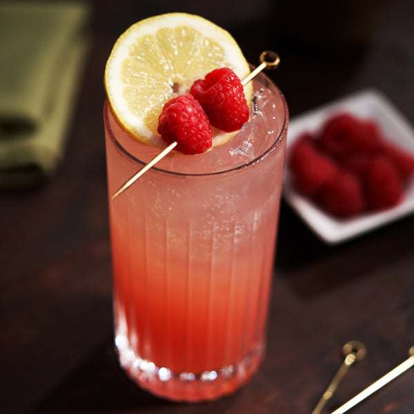 Ribbed Crystal Highball Glass Set