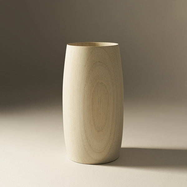 Hand-Finished Timber Vase