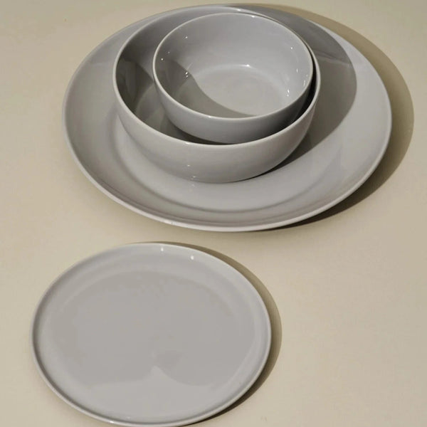 Wide Rim Bone China Dinnerware Set