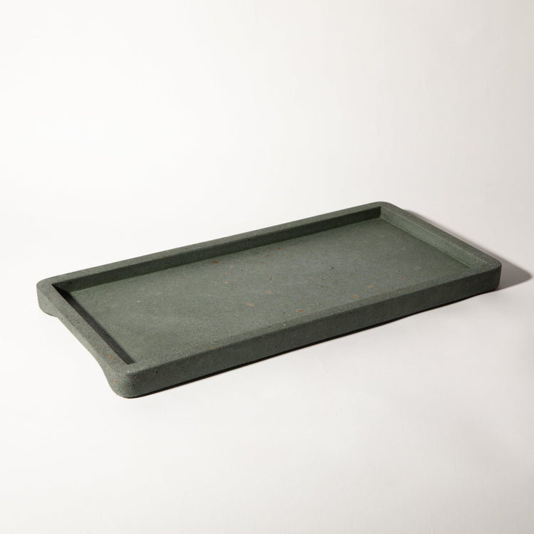Dark Green Terrazzo Concrete Amenity Tray