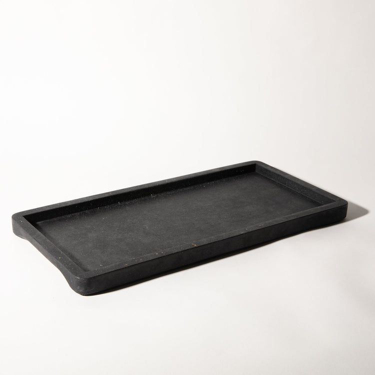 Black Terrazzo Concrete Amenity Tray