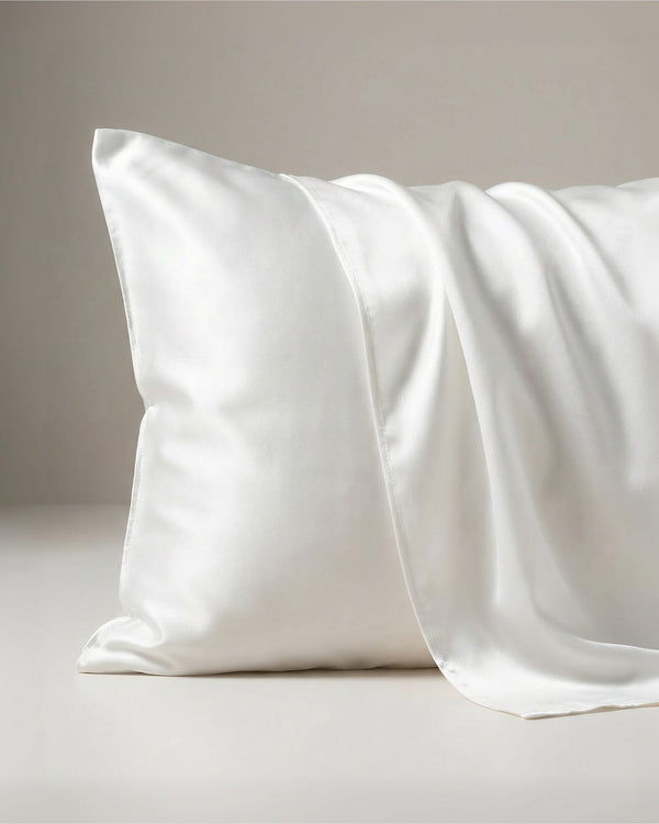 Satin-Weave Pillowcase – pillowcase sets, in off white | Roost & Roam