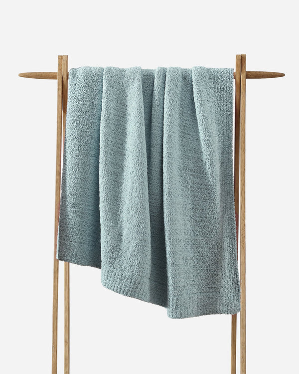 Boucle-Texture Oversized Throw Blanket