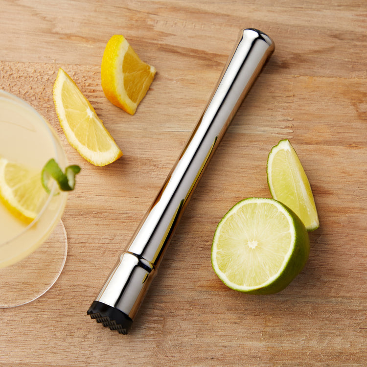 Polished Stainless Steel Cocktail Muddler
