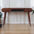 Arch-Edge Mango Wood Writing Desk