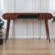 Arch-Edge Mango Wood Writing Desk