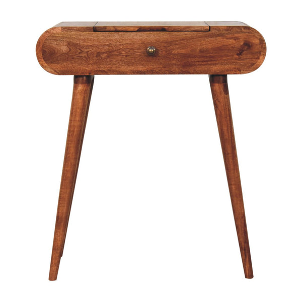 Mango Wood Folding Mirror Dressing Table