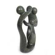 Hand-Carved Rapoka Stone Family Sculpture