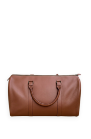 Full-Grain Leather Weekender Duffle Bag