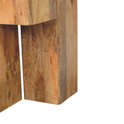 Mango Wood Block Side Table