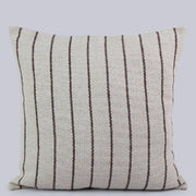 Backstrap-Woven Striped Cotton Pillow