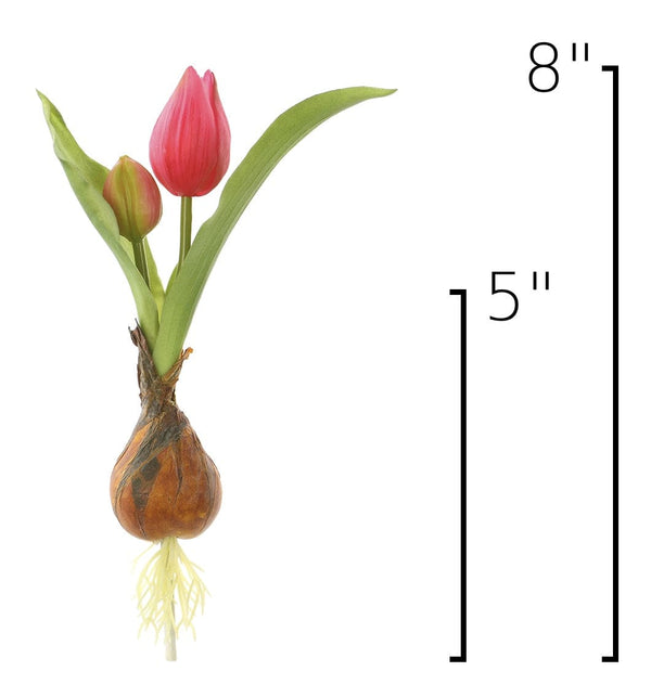 Real-Touch Fuchsia Tulip Bulb Pick