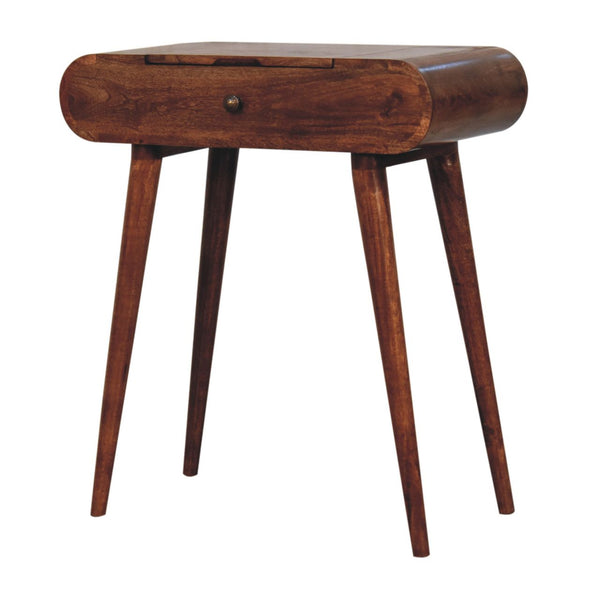 Mango Wood Folding Mirror Dressing Table