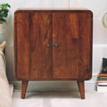 Chestnut Mango Wood Mini Cabinet