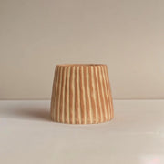 Ribbed Terracotta Planter