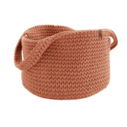 Chunky Crochet Round Storage Basket