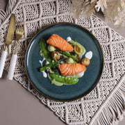 Speckled Ceramic Dinner Plate Set