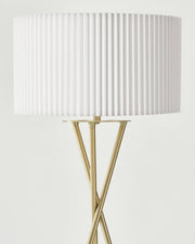 Crossed-Base Tripod Floor Lamp