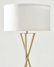 Crossed-Base Tripod Floor Lamp