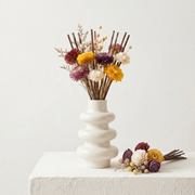 Stacked Bubble Gypsum Vase Reed Diffuser Set