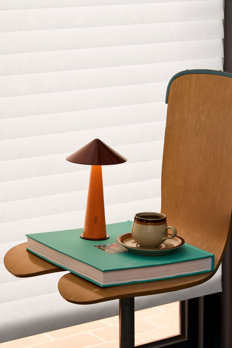 Cordless Cone Portable Table Lamp