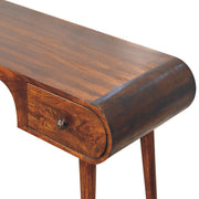 Arch-Edge Mango Wood Writing Desk
